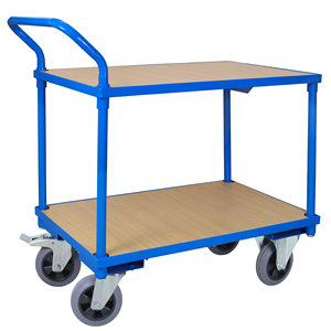 Прямая цена от производителя, сверхмощная платформа, Двухуровневая двухэтажная тележка - Product Image 5