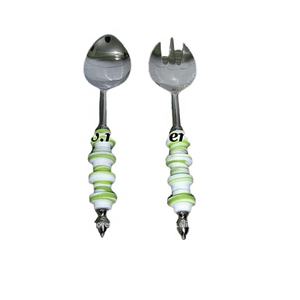 Juegos de Cubiertos de Acero Inoxidable con Mango de Dos Tonos para Bodas, Fiestas, Restaurantes, Hoteles - Product Image 1