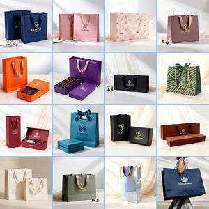 <span class=keywords><strong>Sac</strong></span> en <span class=keywords><strong>Papier</strong></span> Réutilisable Marron Durable de Luxe avec Poignées pour Emballage Cadeau de Vêtements, Bijoux et Commerce de Détail, Personnalisable pour Entreprise - Product Image 5