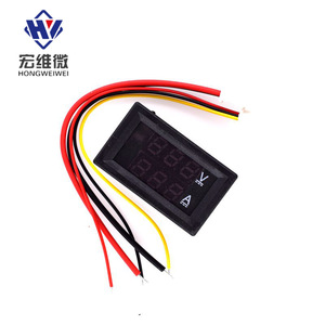 Microvoltímetro y Amperímetro Digital Hongwei 0-100V 5A con Pantalla LED Dual para Módulo RGBLED - Product Image 2