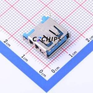 HC-ST-003-008-J USB Connector SMD Connector ( Connector Type: Type-A )( Protocol Standard: USB 3.0 )( Gender: Female ) - Product Image 1