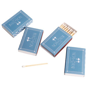 Petites boîtes d'allumettes de mariage simples et personnalisables de haute qualité en gros de nice manufactory - Product Image 4