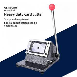 Machine de Découpe Manuelle 86x54mm pour Cartes de Visite, Découpeuse de Papier et PVC Professionnelle - Product Image 2