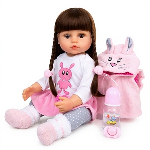Muñeca Reborn de 18 Pulgadas, Cuerpo Completo de Vinilo Suave, Cabello Enraizado a Mano, Rostro Realista, Conjunto Completo de Ropa, Set de Regalo para Niñas Y-X010 - Product Image 1