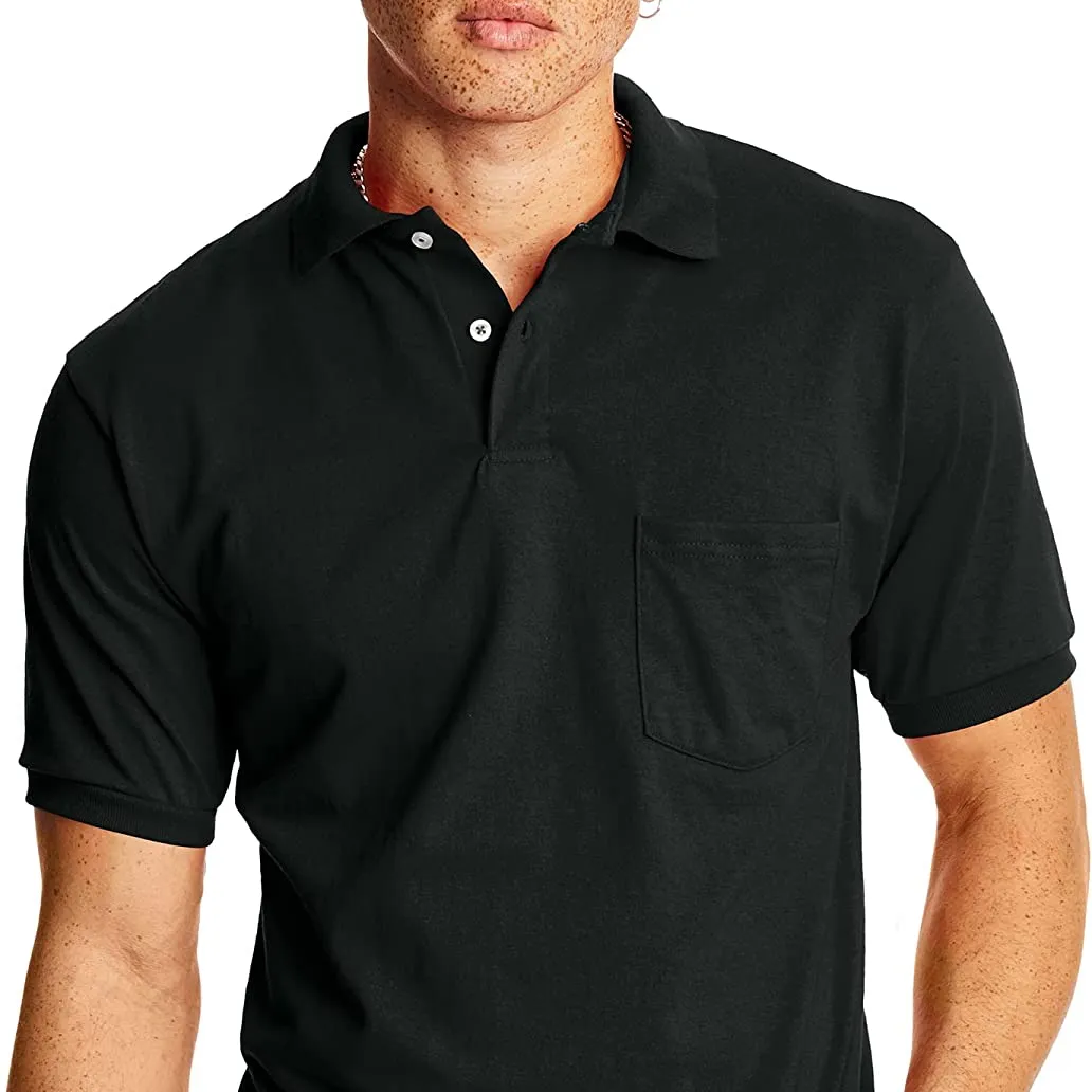 2023 Hot Wholesale OEM Men's high quality Cotton Feature Breathable Customize Sport Quick Dry Men Polo T Shirts with Pocket