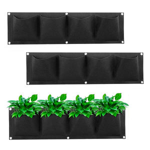 Jardinière murale horizontale en tissu non tissé biodégradable, sacs de culture suspendus pour jardin, jardinière murale pour jardin - Product Image 1
