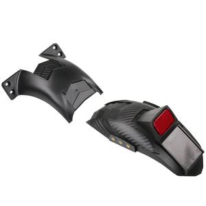 10+ 10 APEX Plus Elektrikli Scooter için Uzatılmış Arka Çamurluk Plastik Siyah Çamurluk Tekerlek Kapağı Lastik Kanat Sıçrama Koruyucu - Product Image 6