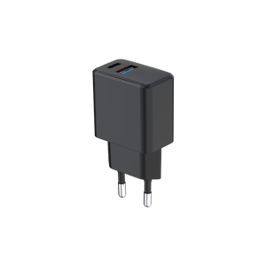อะแดปเตอร์ชาร์จเร็ว 20W หัวปลั๊ก EU แบบ USB-C ชาร์จเร็วสองพอร์ต PD QC3.0 สำหรับ <span class=keywords><strong>iPhone</strong></span> 17 16 15 <span class=keywords><strong>14</strong></span> 13 สมาร์ทวอทช์ และหูฟัง - Product Image 1