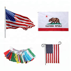 Impresión en caliente de fábrica <span class=keywords><strong>Banner</strong></span> publicitario de 3x5 pies Bandera <span class=keywords><strong>flotante</strong></span> personalizada Bandera nacional cuadrada - Product Image 4