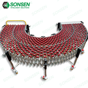 بكرة عاجزة مرنة ناقل Foley عجلة النقل الكرتون خط التجميع تلسكوبي - Product Image 5