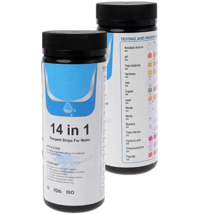 읽기 쉬운 물 경도 시험 키트 14 in 1 가정용 잘 물 테스트 스트립 - Product Image 4