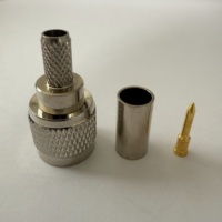 Conector Coaxial RF Mini-UHF-J3, Conector Macho UHF para Cable RG142 RG58