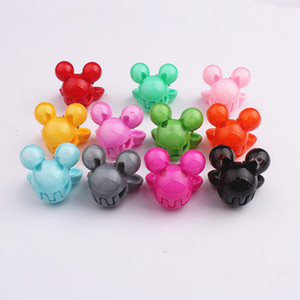 12 قطعة مشابك شعر أكريليك ملونة بتصميم ميكي ماوس صنع في الصين، إكسسوارات شعر صغيرة للفتيات والأطفال، تصميم ميكي لطيف للحفلات - Product Image 6