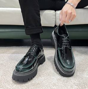 UP-1265J scarpe <span class=keywords><strong>eleganti</strong></span> da <span class=keywords><strong>uomo</strong></span> con suola spessa <span class=keywords><strong>stringate</strong></span> <span class=keywords><strong>eleganti</strong></span> scarpe <span class=keywords><strong>eleganti</strong></span> da sposa con punta tonda - Product Image 3