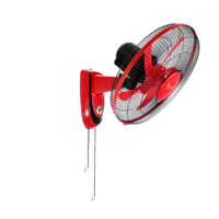 Ventilateur mural 16'' 12V, ventilateur mural de plafond à énergie solaire, ventilateur mural de refroidissement d'air avec télécommande, ventilateur mural rechargeable