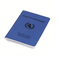 Impression de logo personnalisé, logo UV spot, couverture de passeport en papier de sécurité, livret de passeport, livrets couleur personnalisés