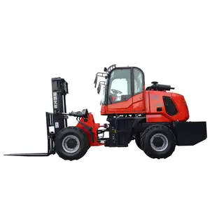 China Big Factory Good Price 4x4 all rough terrain forklift 3.5 ton hydraulic off road forklift with best price