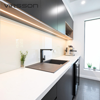 Ensemble complet de meubles de cuisine, style moderne, armoires de cuisine sur mesure haut de gamme pour appartement