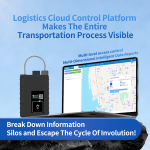 Serrure intelligente GPS 4G industrielle avec clavier à code PIN pour la surveillance et la protection des camions et des marchandises - Product Image 1