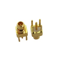 Connecteur coaxial MMCX-JE en cuivre pour montage sur circuit imprimé, connecteur mâle MMCX