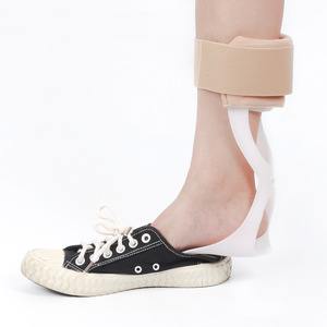 Orthèse de soutien du pied AFO post-opératoire pour la fixation de la cheville, couleur chair, plaque en résine blanche, tailles S, M, R, gauche, droite - Product Image 2