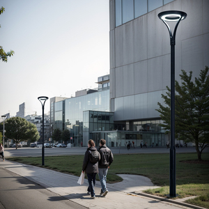 Lampadaires de jardin alimentés à courant alternatif en aluminium IP65 étanche de haute qualité pour l'éclairage de pelouse de paysage de parc de chemin - Product Image 2
