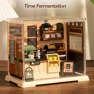 <span class=keywords><strong>Kit</strong></span> <span class=keywords><strong>de</strong></span> maison <span class=keywords><strong>de</strong></span> poupée miniature, thème <span class=keywords><strong>cuisine</strong></span>, pièce créative, mini plastique avec lumière, enfants, adolescents, adultes, 102 pièces - Product Image 3