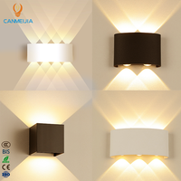 Extérieur IP55 IP65 Étanche LED Mur Lampes Creative Intérieur Jardin Villa Terrasse Balcon Éclairage Up Down Monté Lumières Murs