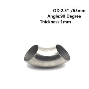 Suministro Directo de Fábrica, Tubos de Escape de Acero Inoxidable 201 de 90 Grados, Sistemas de Escape para Modificación de Automóviles - Product Image 4