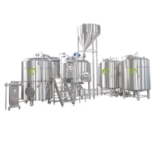 Doğrudan ateş 15bbl anahtar teslimi bira mayalama sistemi kapasiteleri ile bira üretim tesisleri için rekabetçi fiyat