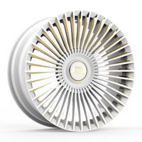 Jantes forgées haut de gamme 22x12 multi-rayons 20 22 24 26 pouces en alliage pour Rolls Royce Bentley SUV Maybach Classe G
