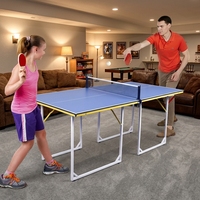 Table de ping-pong portable et pliable pour enfants, pour le sport et le divertissement, table de ping-pong à montage rapide et facile à ranger