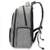 Sac à dos de luxe pour maman et bébé, étanche, antivol, grande capacité, avec matelas à langer portable, design tendance, marque privée
