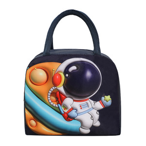 Sac à déjeuner isotherme en tissu épais, grande taille, fermeture éclair, glacière portable, résistant à l'eau, pour l'école et le travail - Product Image 6
