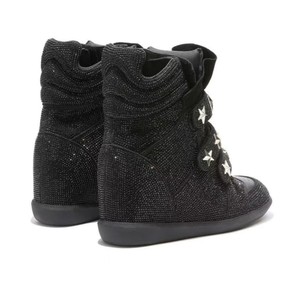 Nuovi Arrivi Primavera 2026: <span class=keywords><strong>Sneakers</strong></span> Casual da <span class=keywords><strong>Donna</strong></span> Retrò <span class=keywords><strong>con</strong></span> Borchie e <span class=keywords><strong>Velcro</strong></span>, Tinta Unita, <span class=keywords><strong>con</strong></span> Rialzo Interno e Suola Spessa in Pelle Bovina - Product Image 4