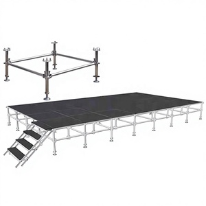 Escenario Modular Galvanizado de Tubo Cuadrado para Publicidad, Eventos, Espectáculos al Aire Libre y Bodas - Product Image 1