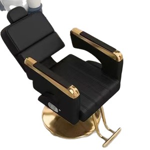 Sillón de Barbería de Diseño Moderno, Estilo Influencer, para Salón de Belleza, con Funciones de Inclinación y Rotación, para Corte de Cabello y Permanente - Product Image 6