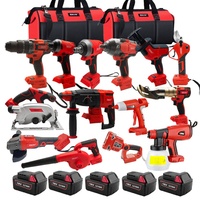 Ensemble complet d'outils combinés de clés, ensemble d'outils électriques sans fil professionnels, ensemble de clés combinées, boîtes à outils pour la vente en gros
