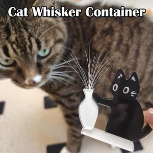 Custom Cat Pet Whisker Holder Acrylic Fur Keeper for Any Pet Memorials Refrigerator Magnet <strong>Remembrance</strong> <strong>Gift</strong> for Loss of Pet - Product Image 2