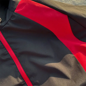 <strong>Custom</strong> Nylon Windbreaker Short Set Plaid Pleated Fabric Breathable Printed Jacket Shorts <strong>Suit</strong> Winter Zip up 2 Piece Track <strong>Suits</strong> - Product Image 3