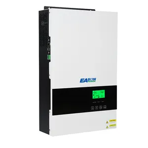 Inverter Frekuensi Tinggi Daya EASUN 2022, 24vdc Ke 220vac 100A MPPT 5500W Tegangan Tinggi 500Vdc Inverter Surya Ofgrid