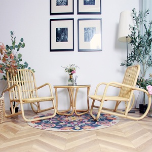 Sedia <span class=keywords><strong>Vintage</strong></span> con schienale alto in Rattan di alta qualità sedie da giardino naturali mobili da esterno all'ingrosso dalla fabbrica della cina - Product Image 6