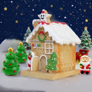Decoración Navideña DIY al por Mayor, Casa de Jengibre, Casa de Muñecas, Decoración de Paisajes en Miniatura, Accesorios para Ambiente Navideño, Regalo Festivo - Product Image 4