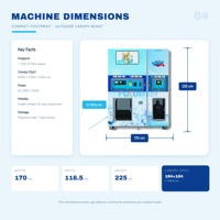 Distributeur automatique de glace et d'eau commerciale 180-450 kg/jour, machine à glaçons en cubes en libre-service, eau purifiée par osmose inverse 800 GPD, ensachage automatique