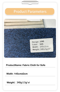 Tissu d'ameublement en velours velouté doré imprimé, résistant aux taches, 200-370 g/m², pour canapé - Product Image 5