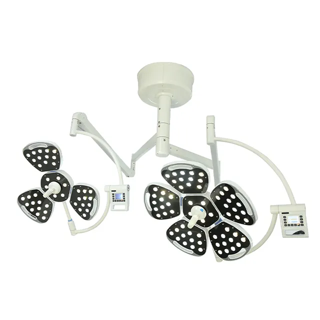 Double Dome Head Surgical Light Ceiling Shadowless Operating Lamp Surgery Led Operating Light