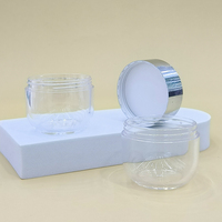 Bouteille en plastique vide unique de forme de capsule de récipient de double tube transparent pour des bouteilles en plastique de médecine et de vitamines