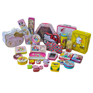 Boîte en fer blanc personnalisée pour biscuits, motif dessin animé mignon, finition brillante, qualité alimentaire, avec impression de logo personnalisé, marque TW - Product Image 4