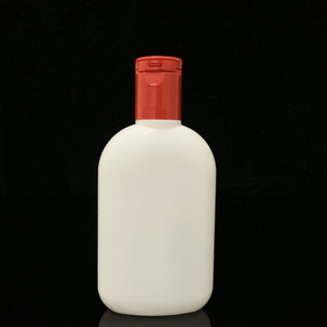 Botella de plástico Xinxinye de 100 ml para loción con tapa roja para envasado de productos de cuidado corporal - Product Image 1