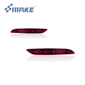 Accesorios para Coche Smrke, Reflectores de Parachoques Trasero con Luces LED para Chevrolet <span class=keywords><strong>Onix</strong></span> 2019 2020 2021 2022, Luz <span class=keywords><strong>Antiniebla</strong></span>, Lámpara Trasera, Señal de Giro - Product Image 2